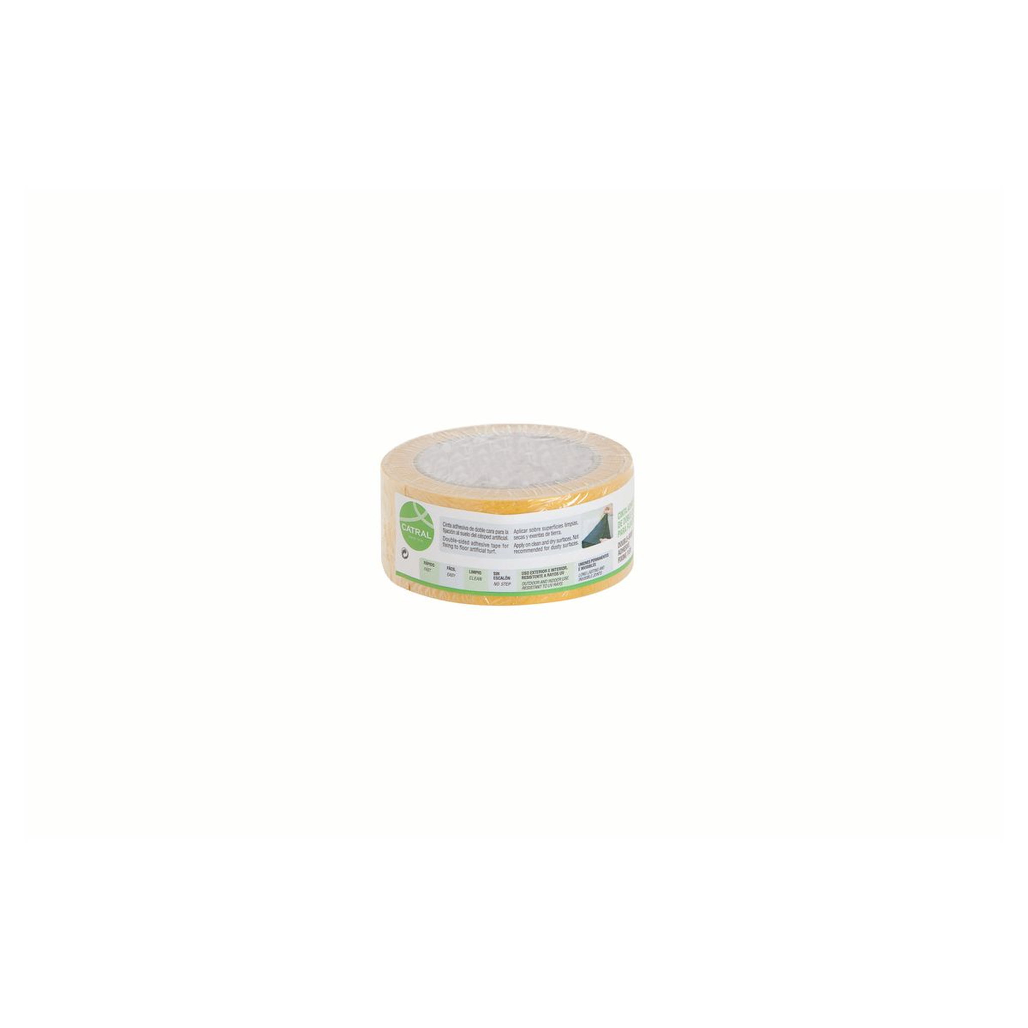 Voir la diapositive 3 : Catral Bande adhesive fixation double face 10m spécial gazon 