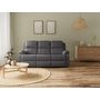 Voir la diapositive 1 : BEST MOBILIER Armand - canapé 3 places relax électrique en simili