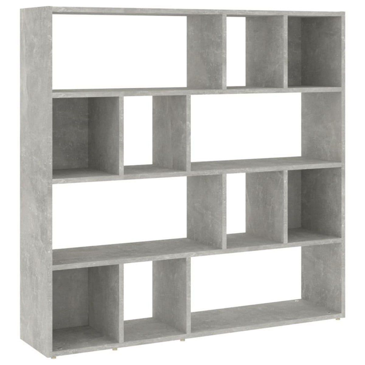 VIDAXL Bibliotheque/Separateur de piece Gris beton 105x24x102 cm