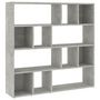 Voir la diapositive 2 : VIDAXL Bibliotheque/Separateur de piece Gris beton 105x24x102 cm