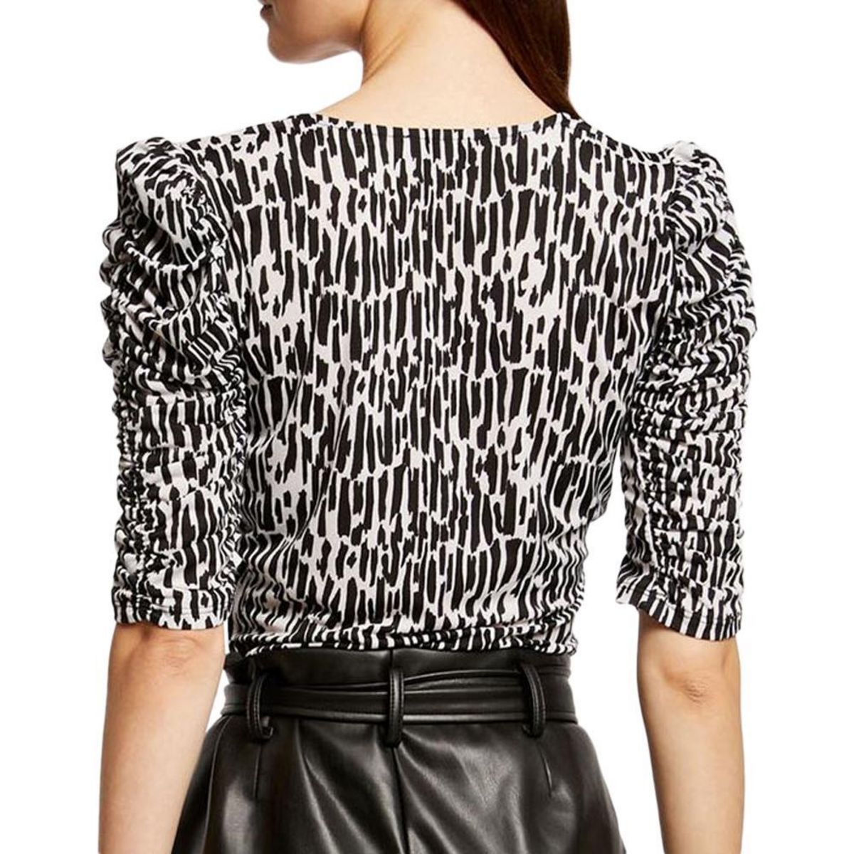 MORGAN T shirt Manche  ongue /Blanc Femme Morgan T O I