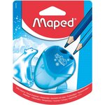 MAPED Taille-crayon 2 trous avec réservoir Igloo coloris aléatoire
