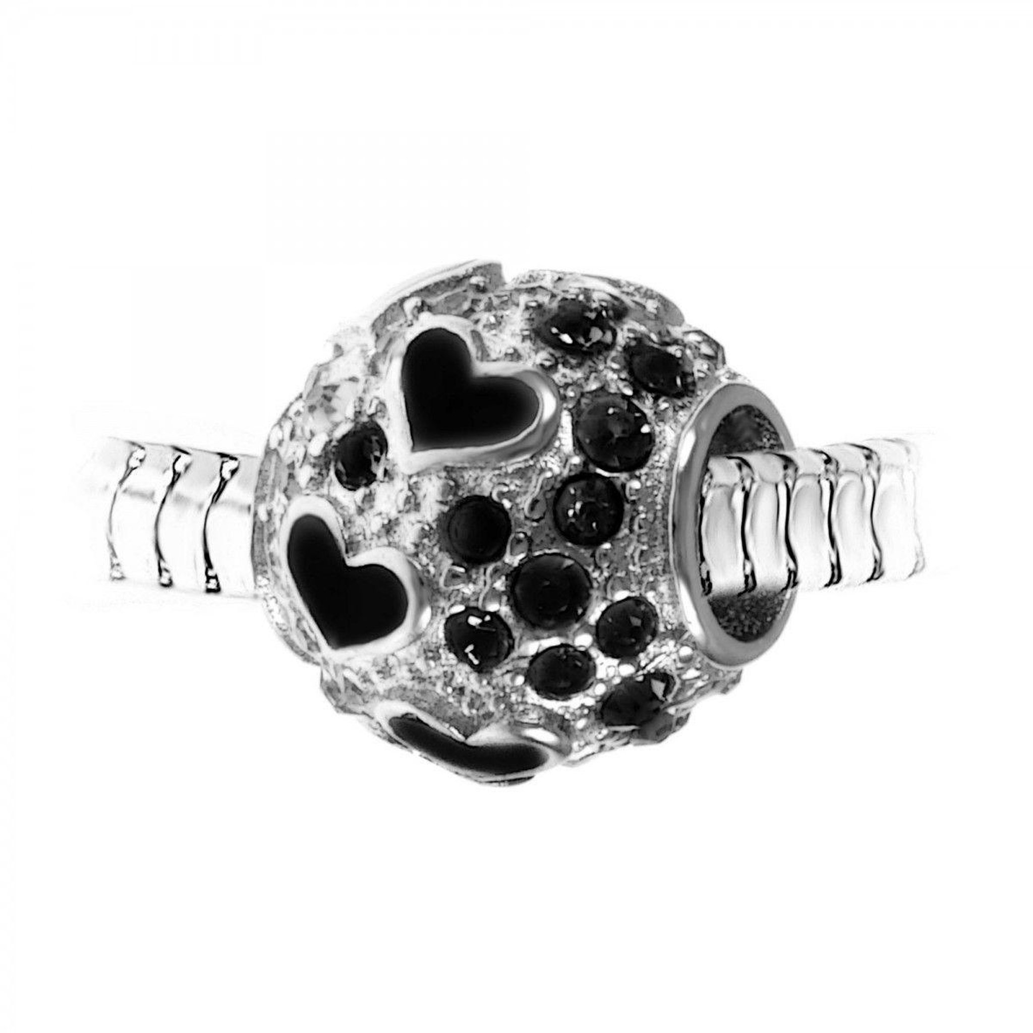 SC CRYSTAL Charm perle orné de cristaux scintillants par SC Crystal