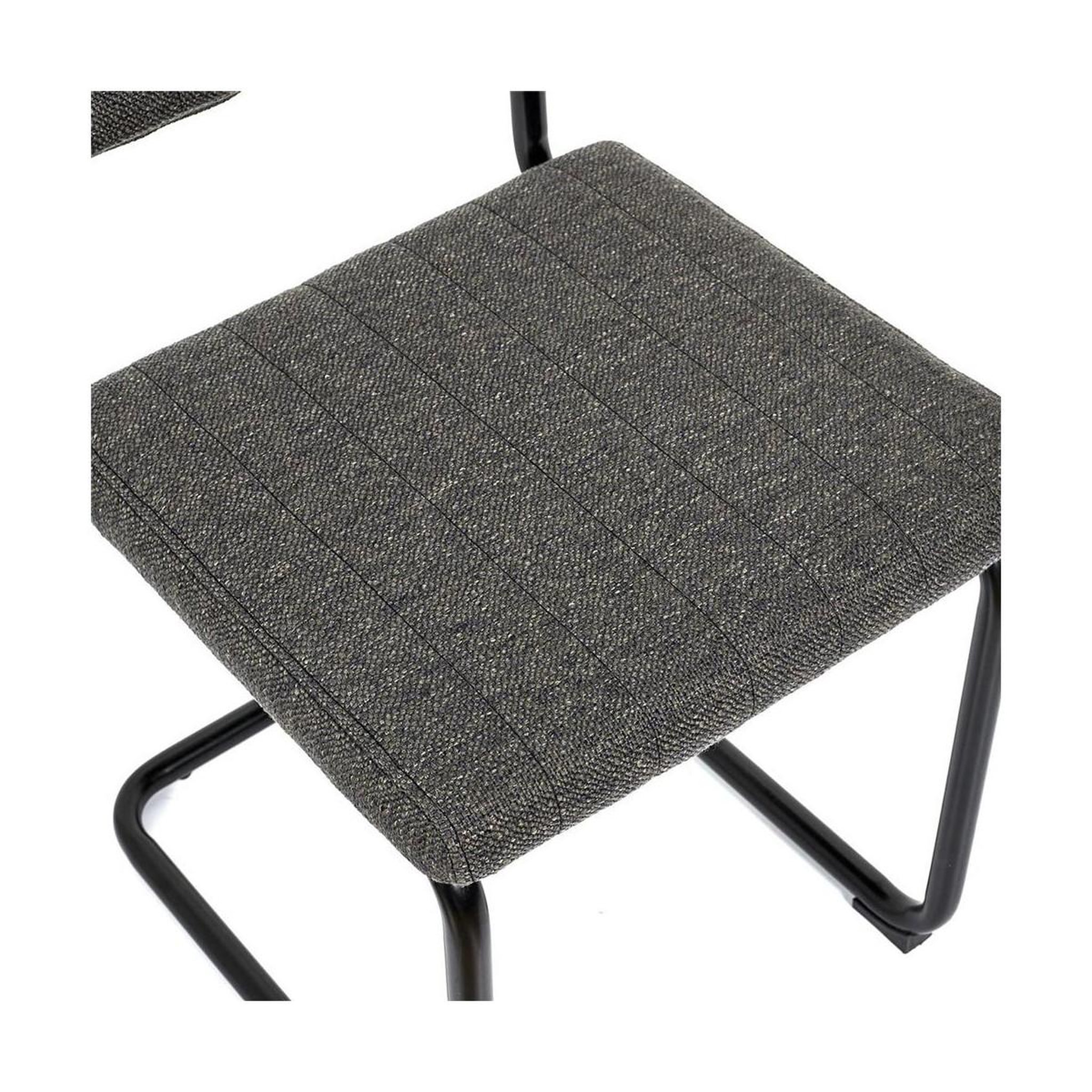 Voir la diapositive 5 : The Home Deco Factory Lot de 2 chaises  alban  84cm gris chiné
