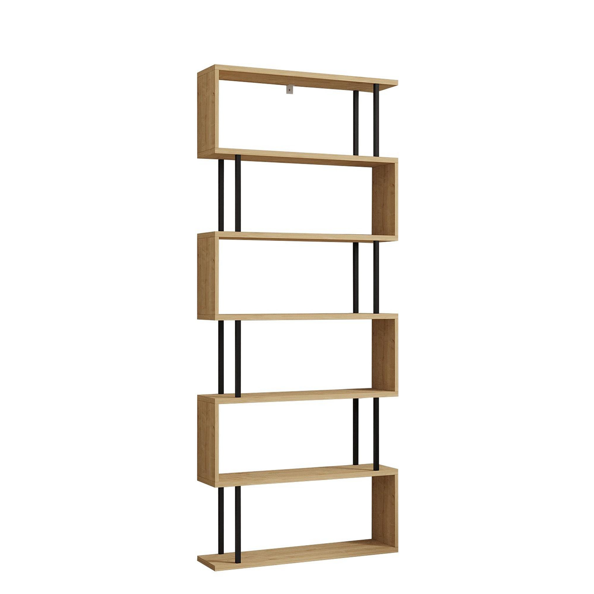 Habitat et Jardin Bibliothèque en bois  hector  - 90 x 22 x 162 cm - saphir