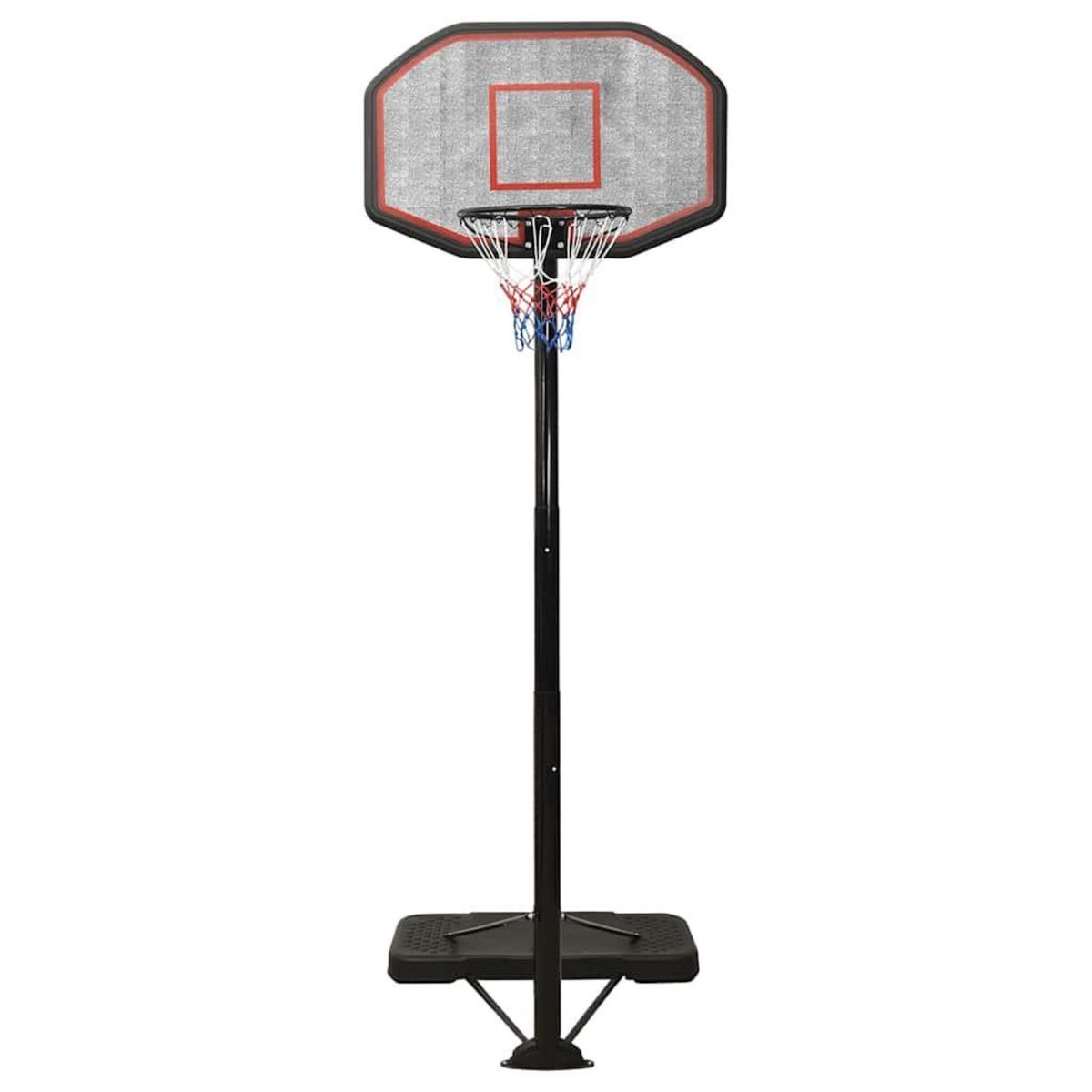 VIDAXL Support de basket-ball Noir 258-363 cm Polyethylene