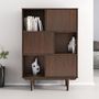 Voir la diapositive 2 : IDIMEX Buffet haut SIMONA H 139 cm en bois massif