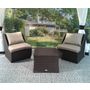 Voir la diapositive 1 : Salon détente BRAVA RATTAN
