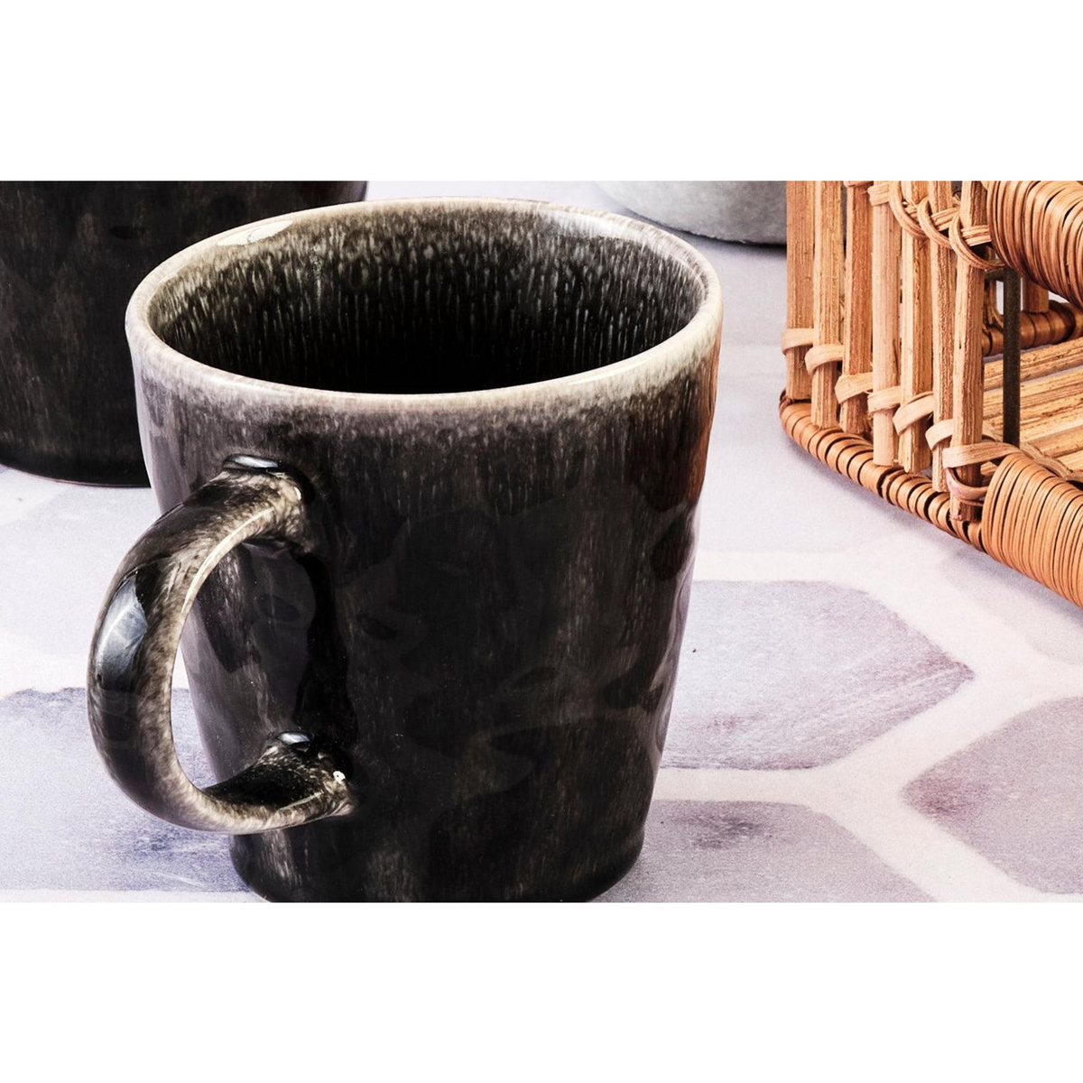 BJORN Mug MOON 40cl - 6 pièces - Encre