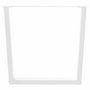 Voir la diapositive 5 : VIDAXL Pieds de table a manger forme de V 3 pcs blanc 90x(72-73,3) cm