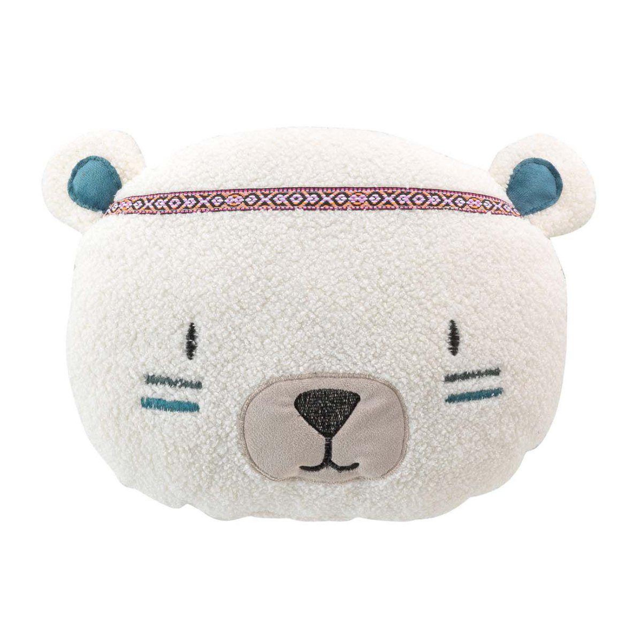 Douceur d'Intérieur Coussin déco enfant  igloo  30x30cm blanc