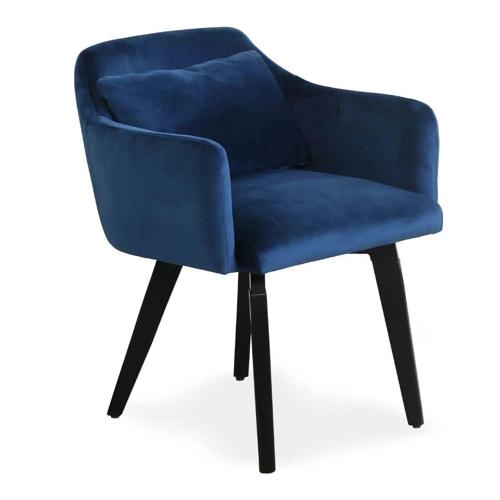 Voir la diapositive 1 : Paris Prix Lot de 20 Fauteuils en Velours  Scanda  70cm Bleu