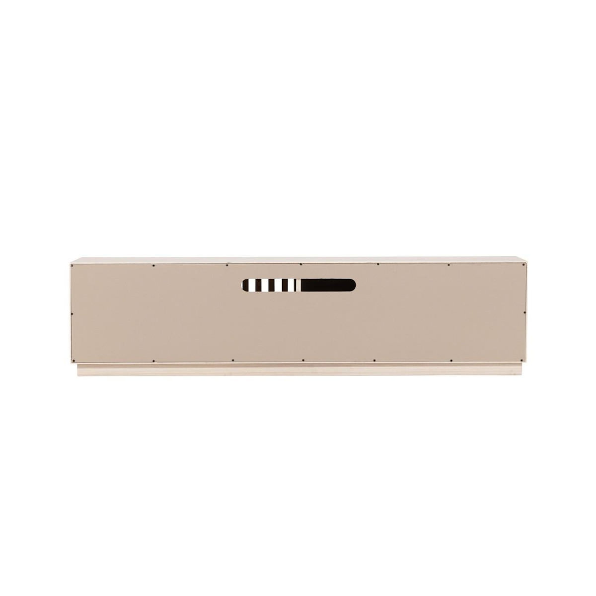 Paris Prix Meuble TV Design Nervuré  Lugo  180cm Naturel