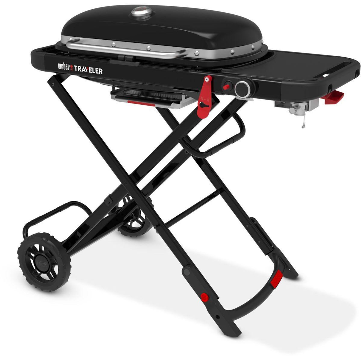 Weber Barbecue gaz Gaz Traveler, sur chariot, 1 brûleur, surface de cuisson 63.5 x 34.3 cm