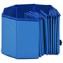 Voir la diapositive 5 : VIDAXL Piscine pliable pour chiens Bleu 120x30 cm PVC
