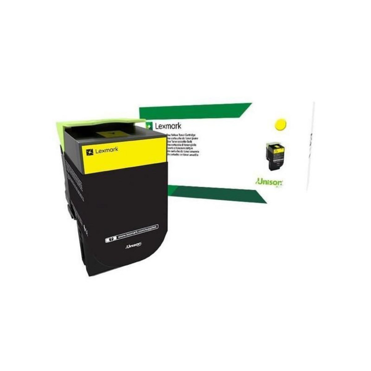Lexmark LEXMARK Cartouche dencre Jaune - Programme de retour - Compatible CS/CX 317, 417, 517