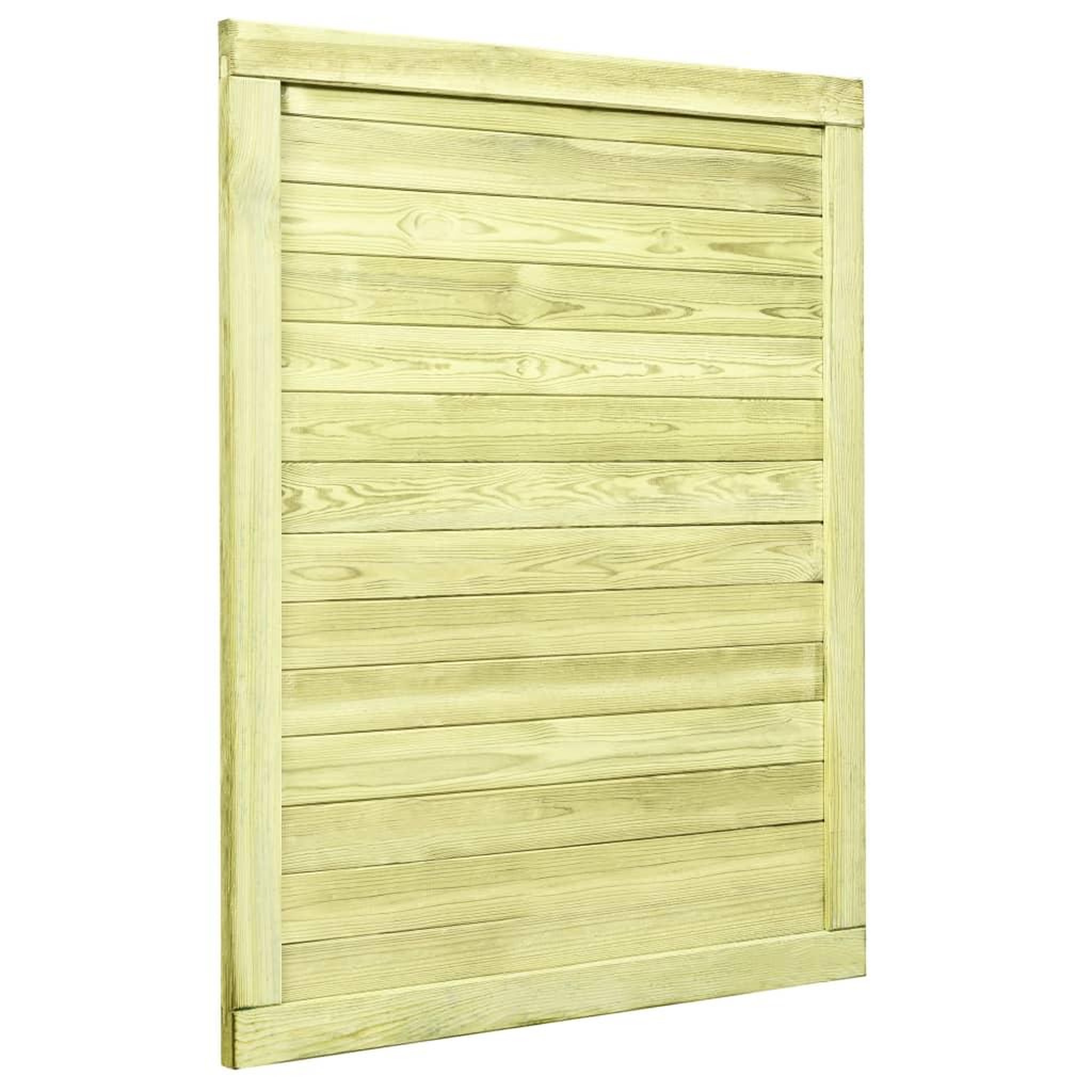 Voir la diapositive 4 : VIDAXL Portail de jardin Bois de pin impregne 125x100 cm