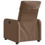 Voir la diapositive 5 : VIDAXL Fauteuil inclinable electrique Marron Tissu