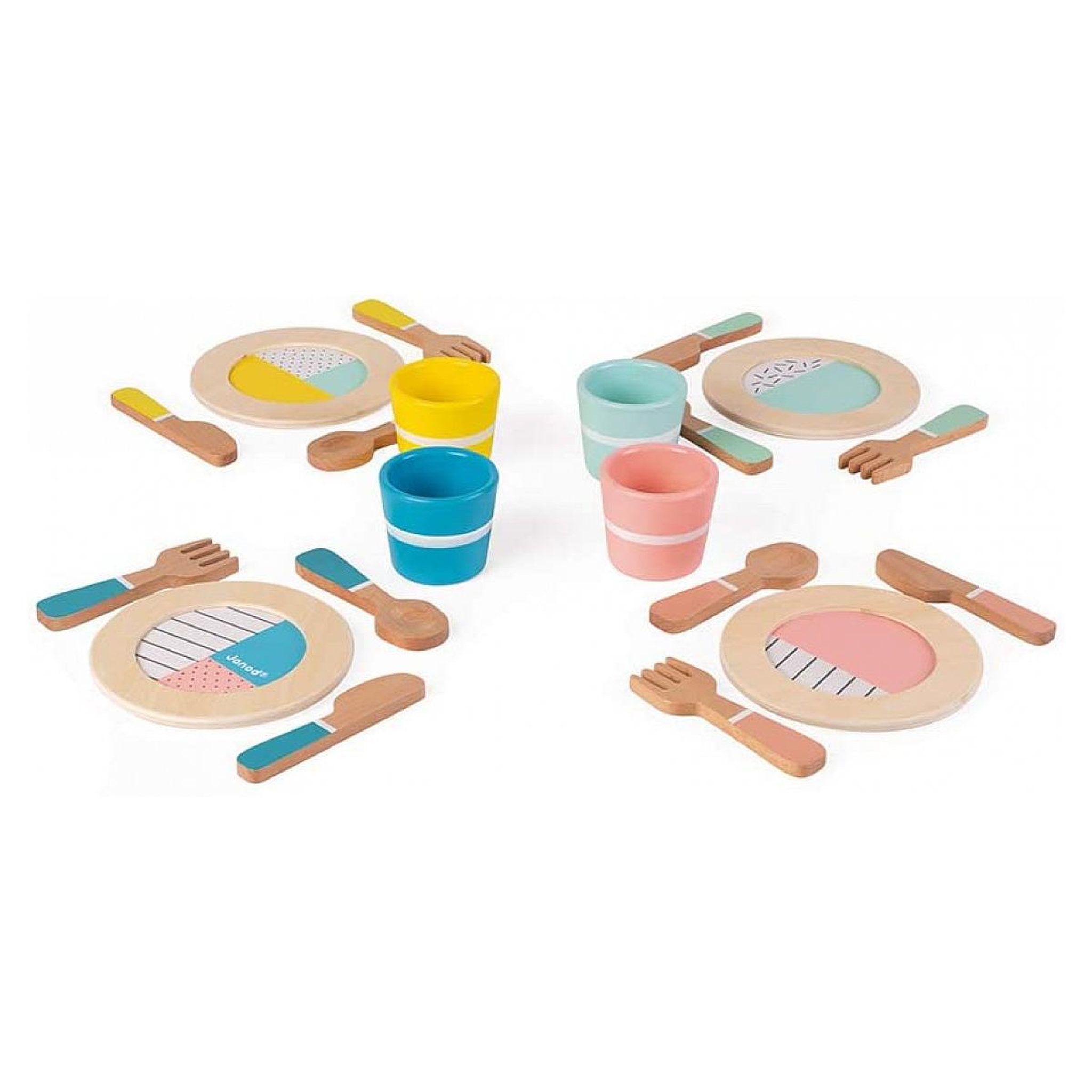 Juratoys-Janod Dinette pastel en bois janod