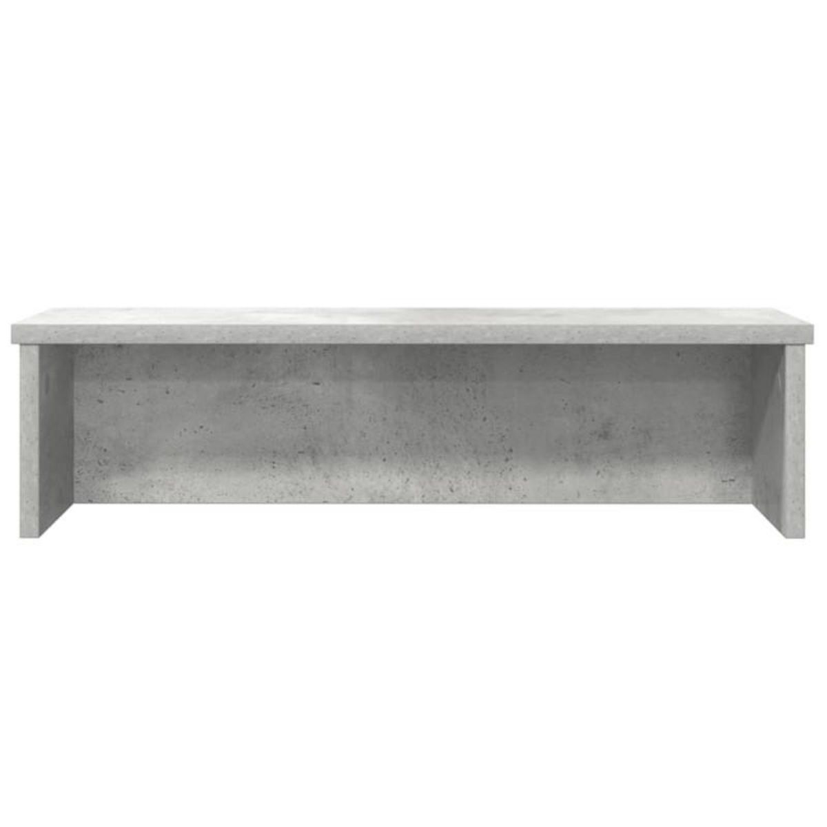 VIDAXL Étagère de cuisine empilable gris béton 60x15x16 cm