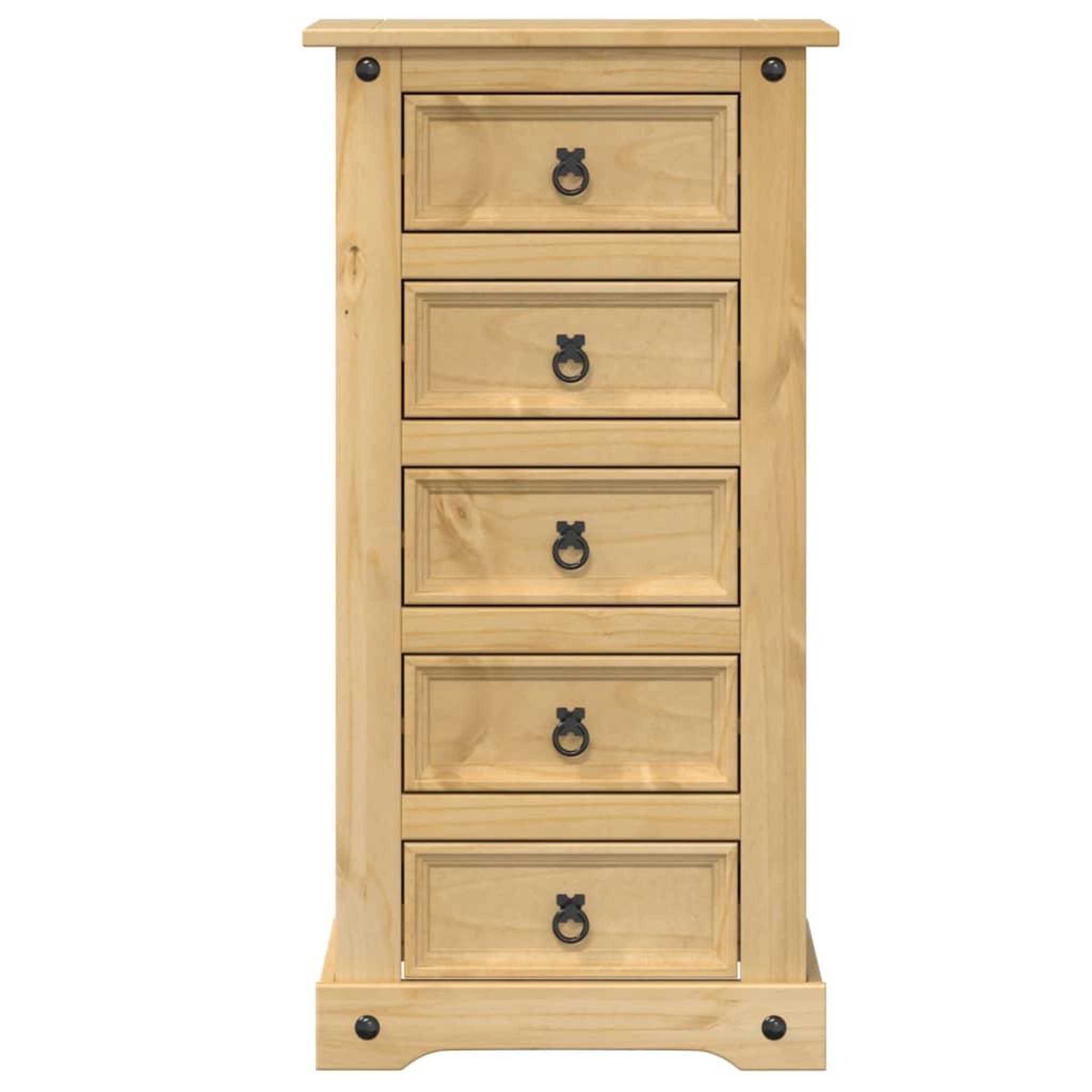 Voir la diapositive 3 : VIDAXL Table de chevet  53x39x103 cm bois de pin massif