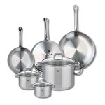 ELO Ensemble de 3 Poêles de cuisson 24, 28 et 32 cm et 3 faitouts 14, 16 et 26 cm Elo Profi Citrin