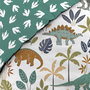 Voir la diapositive 6 : Douceur d'Intérieur Parure de lit enfant réversible DINO - Coton 42 fils/cm² - 140 x 200 cm - Vert
