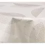 HABITABLE Nappe en toile cirée ronde Baleo - Diam. 135 cm - Ecru