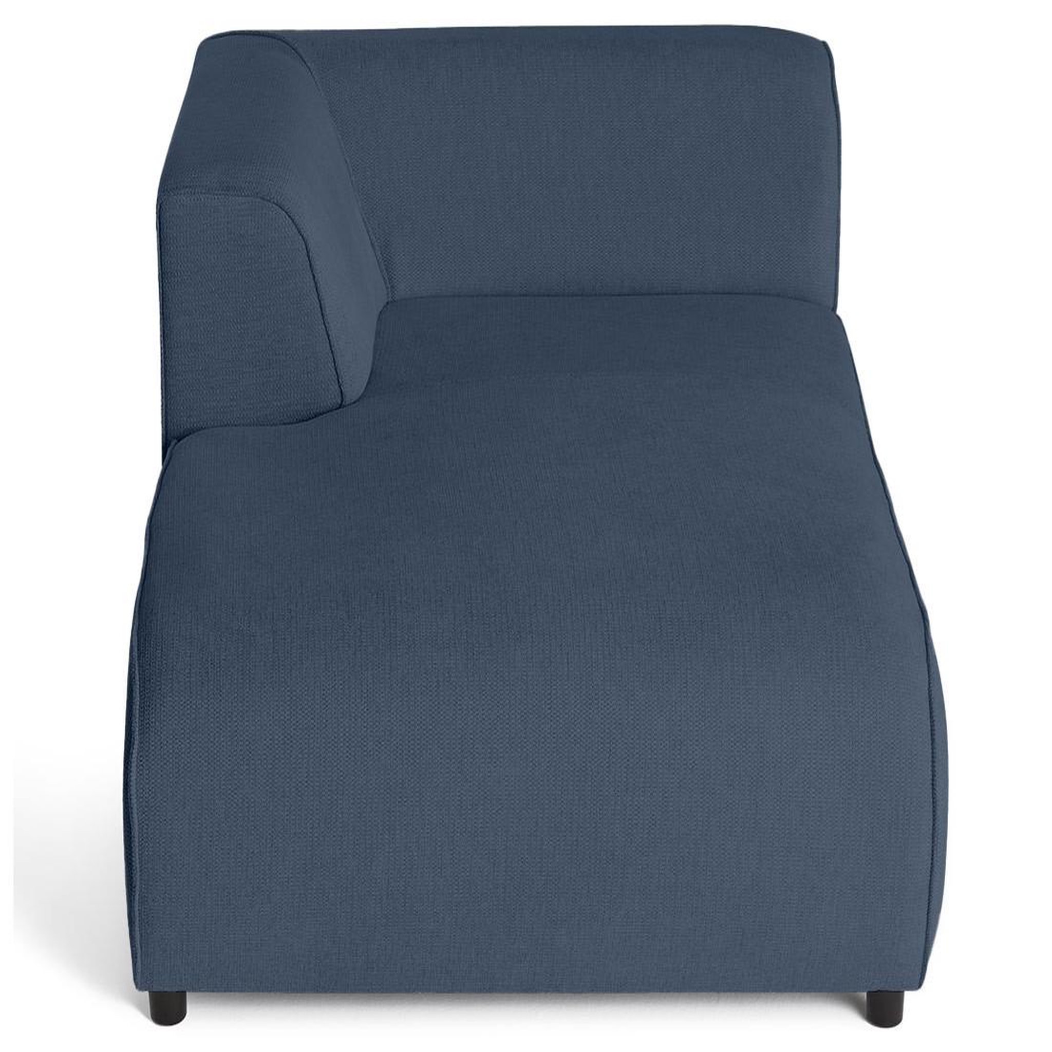Voir la diapositive 3 : LISA DESIGN Suaro - module d'assise méridienne gauche en tissu texturé
