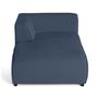 Voir la diapositive 3 : LISA DESIGN Suaro - module d'assise méridienne gauche en tissu texturé