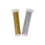 Voir la diapositive 3 : Paris Prix Lot de 6 Tubes  Paillettes  10cm Or & Argent