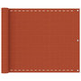 Voir la diapositive 1 : VIDAXL Ecran de balcon Orange 75x600 cm PEHD