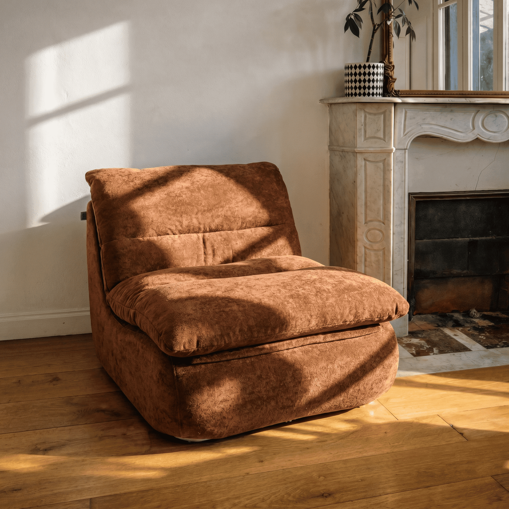 COCO LIVING Coco Living Fauteuil Nuvia. Coloris disponibles : Vert, Marron, Blanc