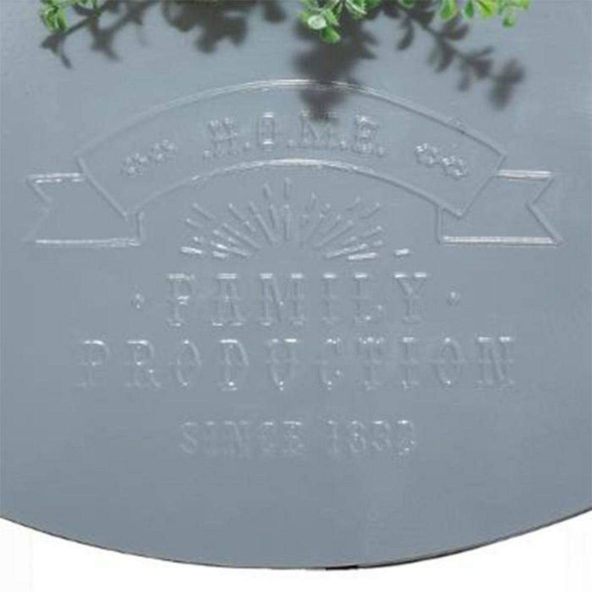 ATMOSPHERA Décoration Murale à Suspendre  Plante  44cm Gris