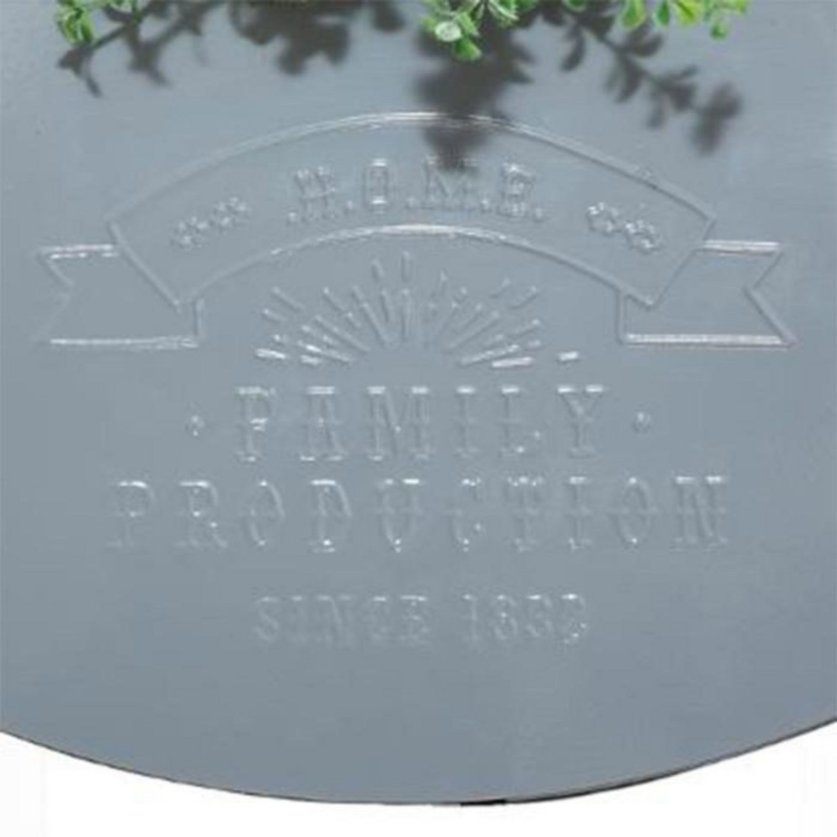 ATMOSPHERA Décoration Murale à Suspendre  Plante  44cm Gris