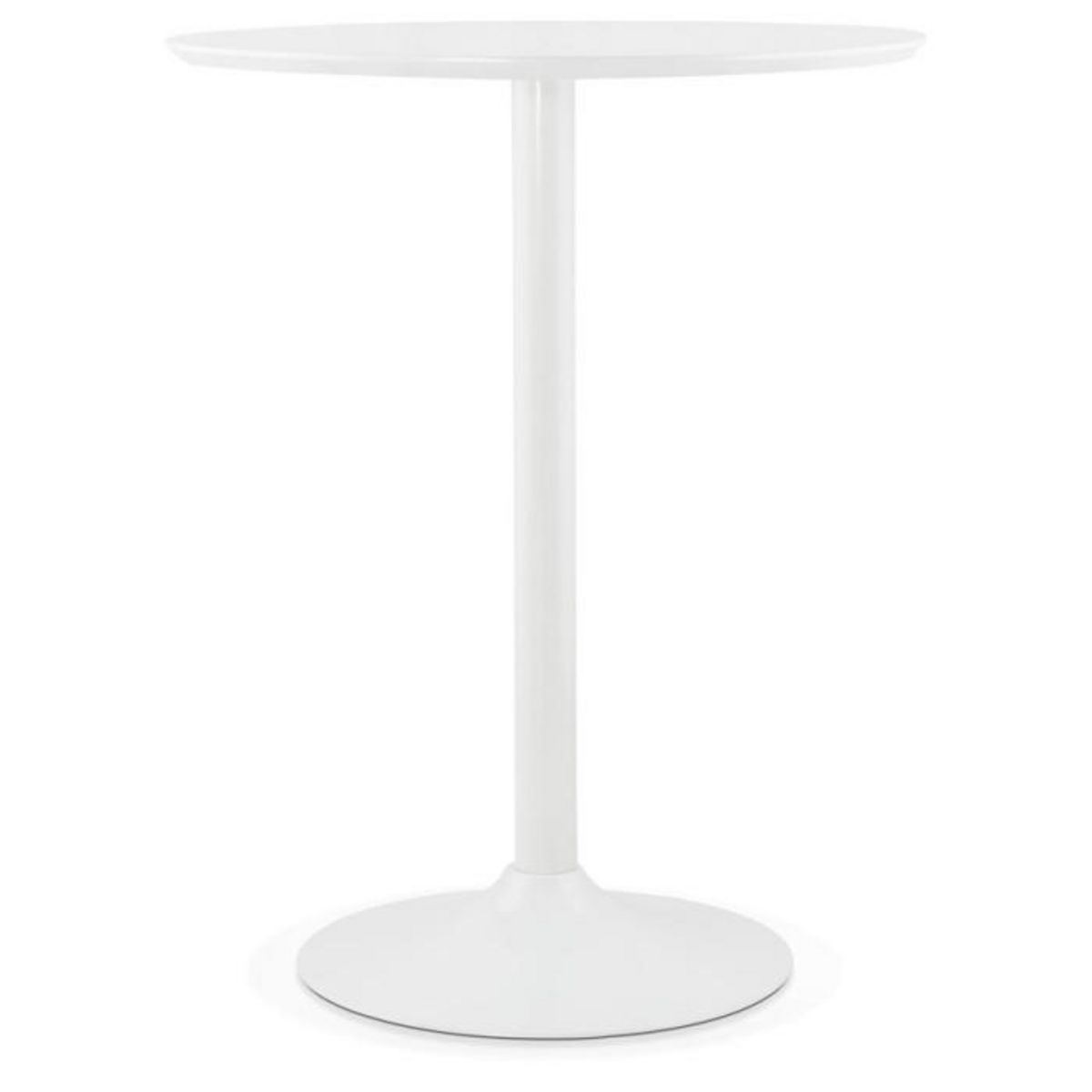 Paris Prix Table de Bar  Alysson  90cm Blanc
