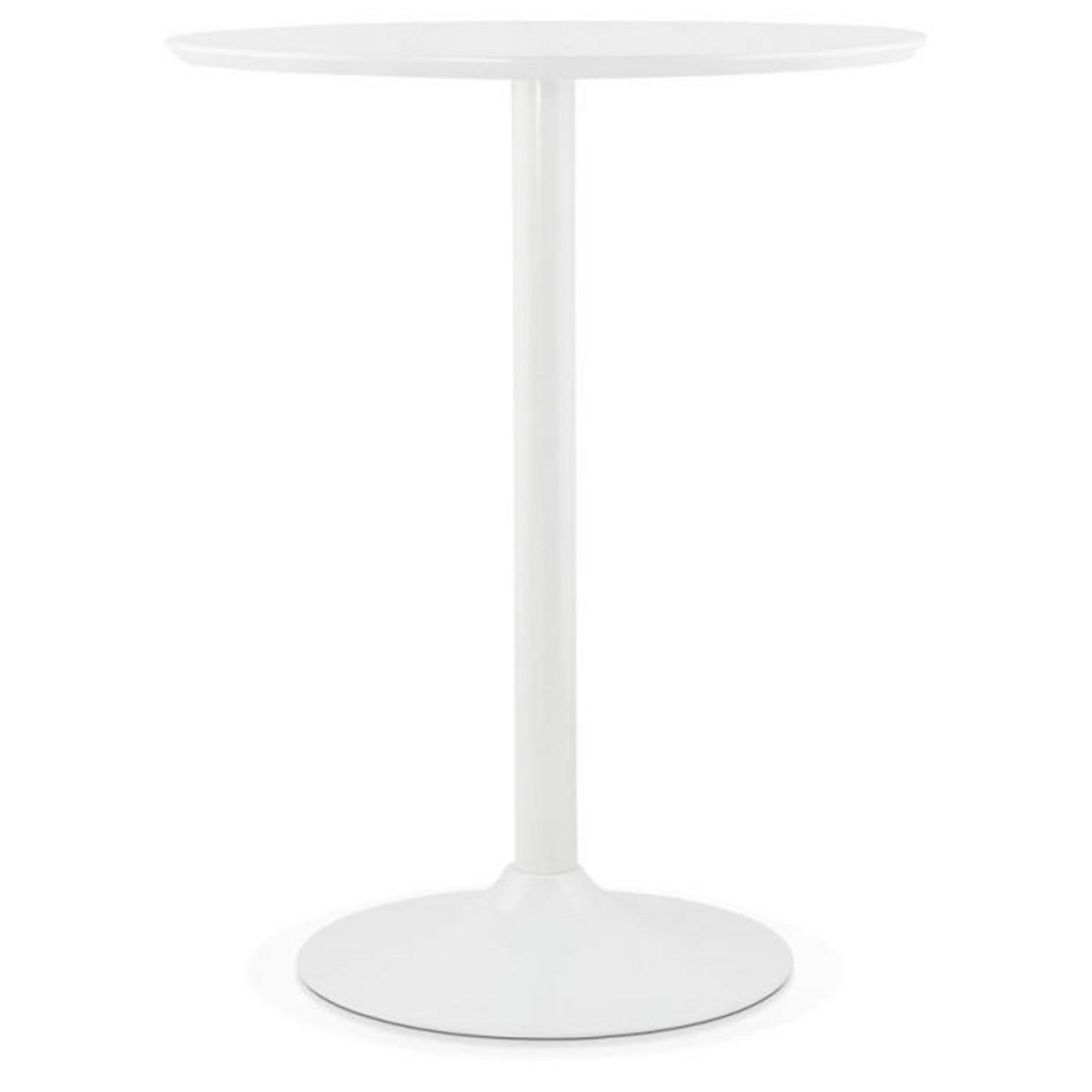 Paris Prix Table de Bar  Alysson  90cm Blanc