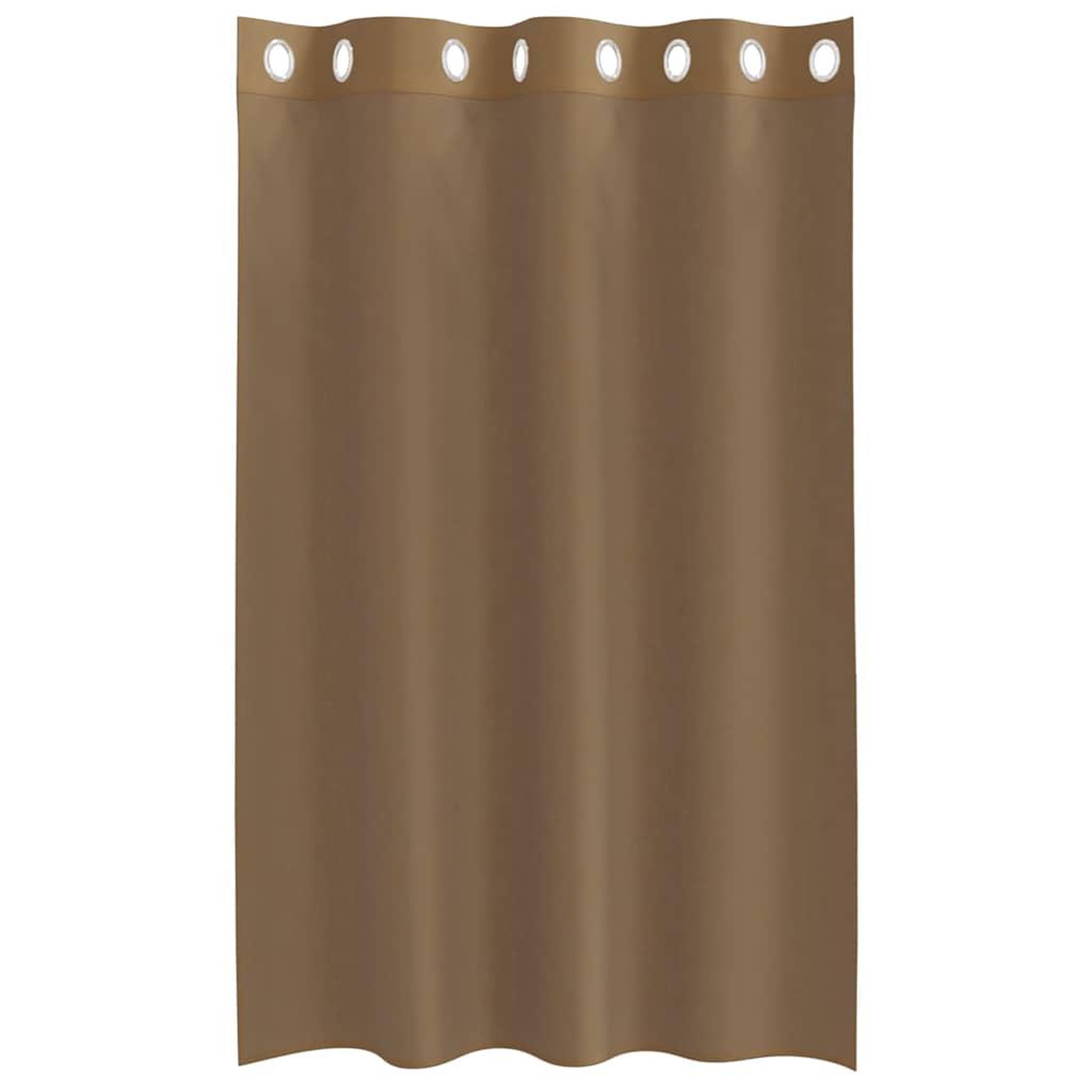 Voir la diapositive 4 : VIDAXL Rideaux en voile avec œillets 2 pcs marron clair