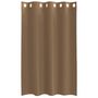 Voir la diapositive 4 : VIDAXL Rideaux en voile avec œillets 2 pcs marron clair