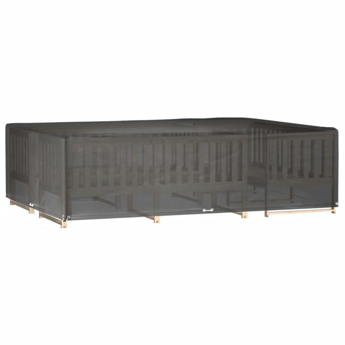 VIDAXL Housse de salon de jardin 16 œillets 300x200x75cm rectangulaire