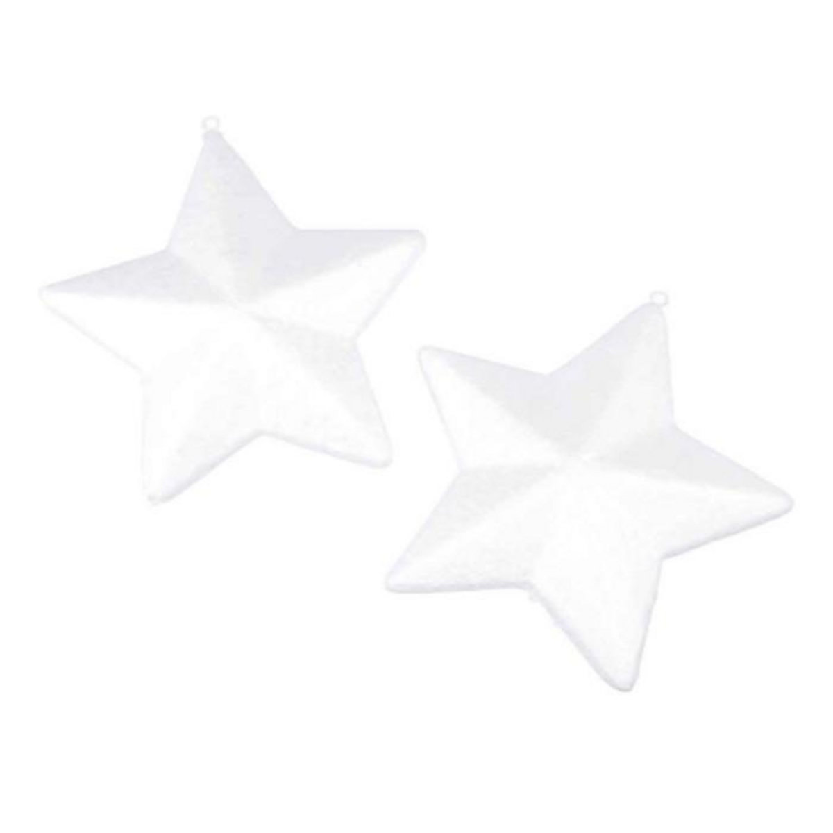 Paris Prix Lot de 2 Étoiles de Noël  Christmas  15cm Blanc