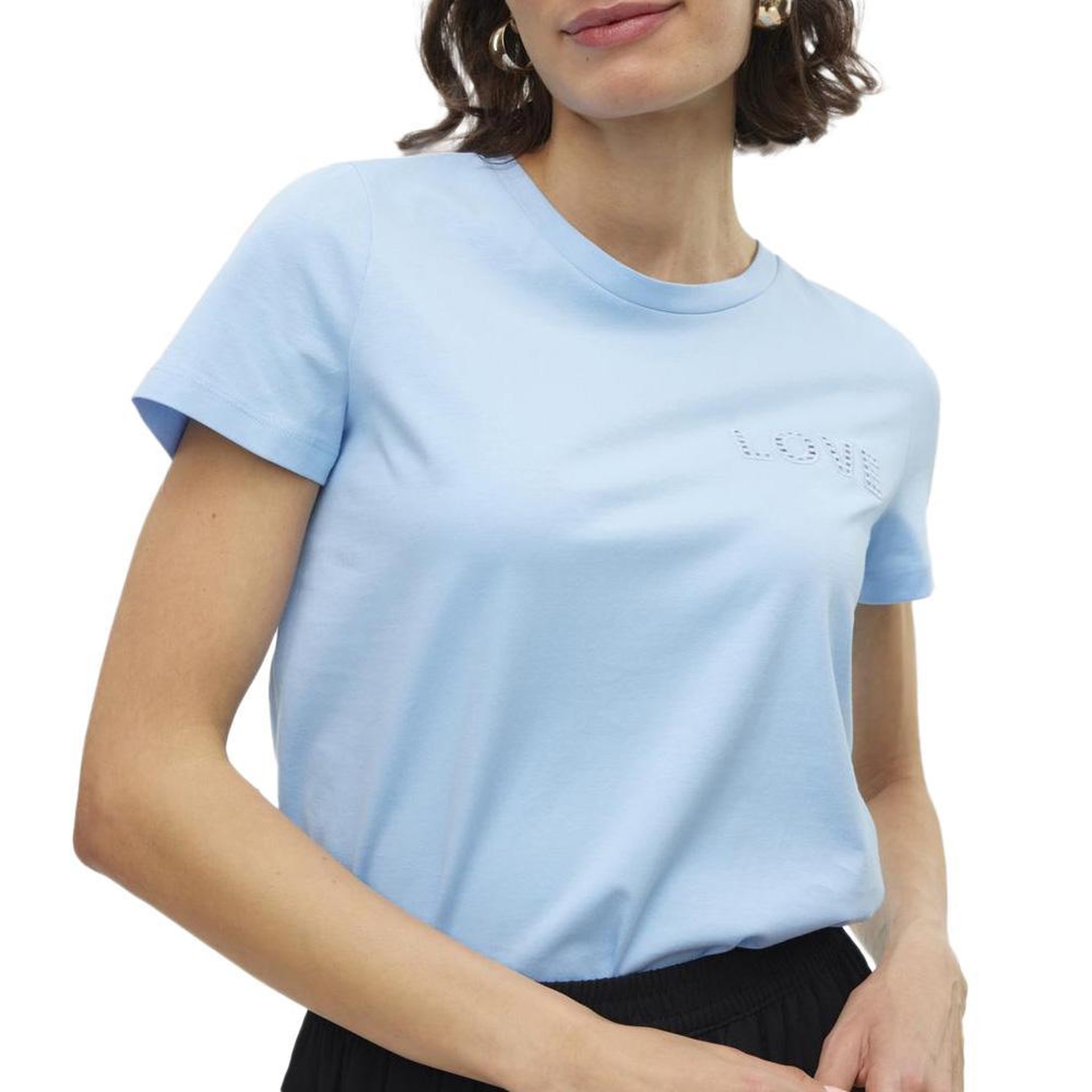 Vero Moda T Shirt  Clair Femme Vero Moda Francis. Coloris disponibles : Bleu