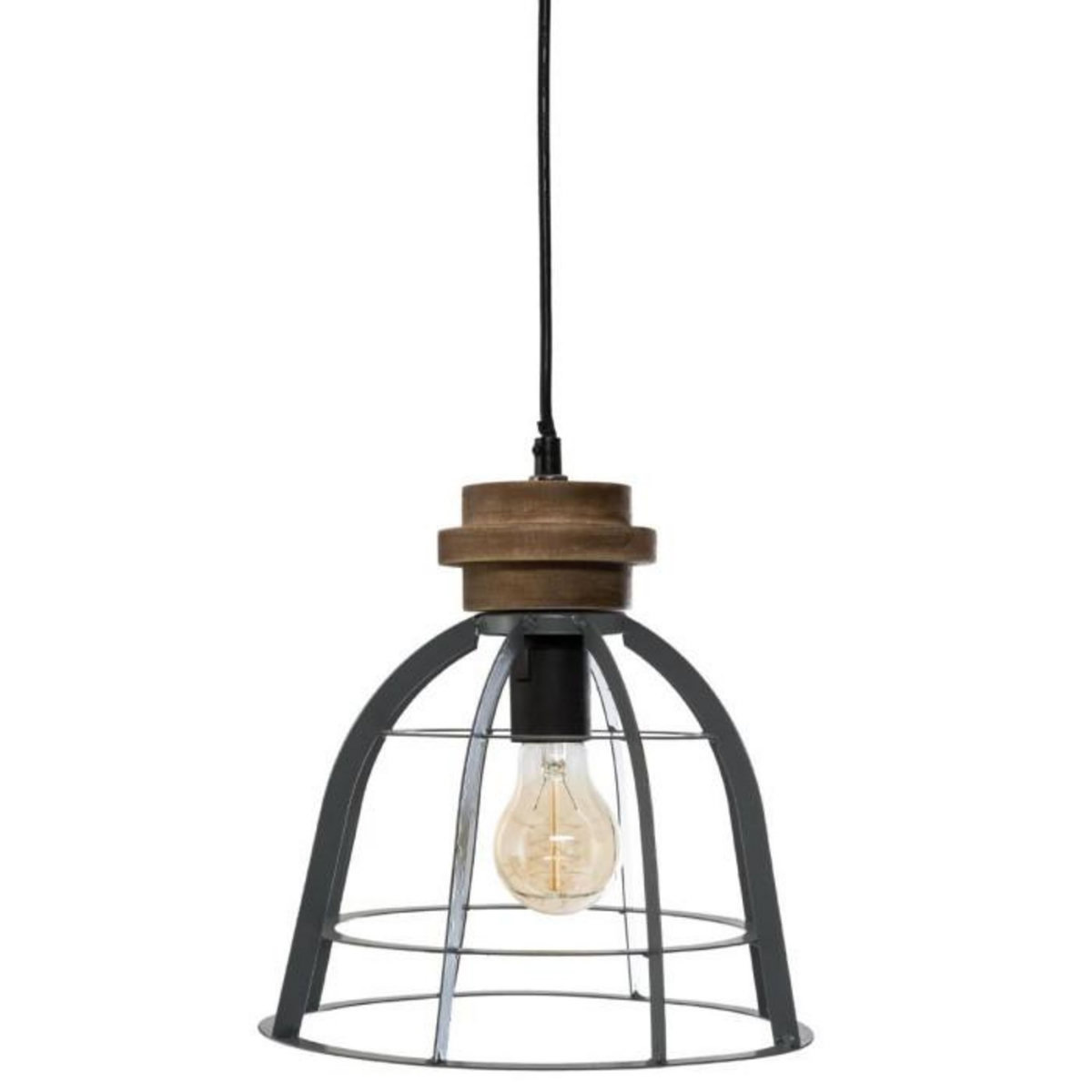 ATMOSPHERA Lampe Suspension en Métal  Derevo  25cm Gris