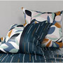 Voir la diapositive 2 : ATELIER DU COTON Housse de couette 260x240 FLORIS + 2 taies coton 57 fils
