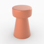 Voir la diapositive 1 : MAISON PAVANE Table d'appoint ronde en métal orange D30 cm-Athéna