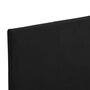 VIDAXL Cadre de lit Noir Tissu 90 x 200 cm