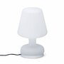 Alice's Garden Lampe de table LED 26cm - Lampe de table décorative lumineuse. Ø 16cm. recharge sans fil