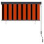 Voir la diapositive 4 : VIDAXL Store roulant d'exterieur 140x250 cm Orange et marron
