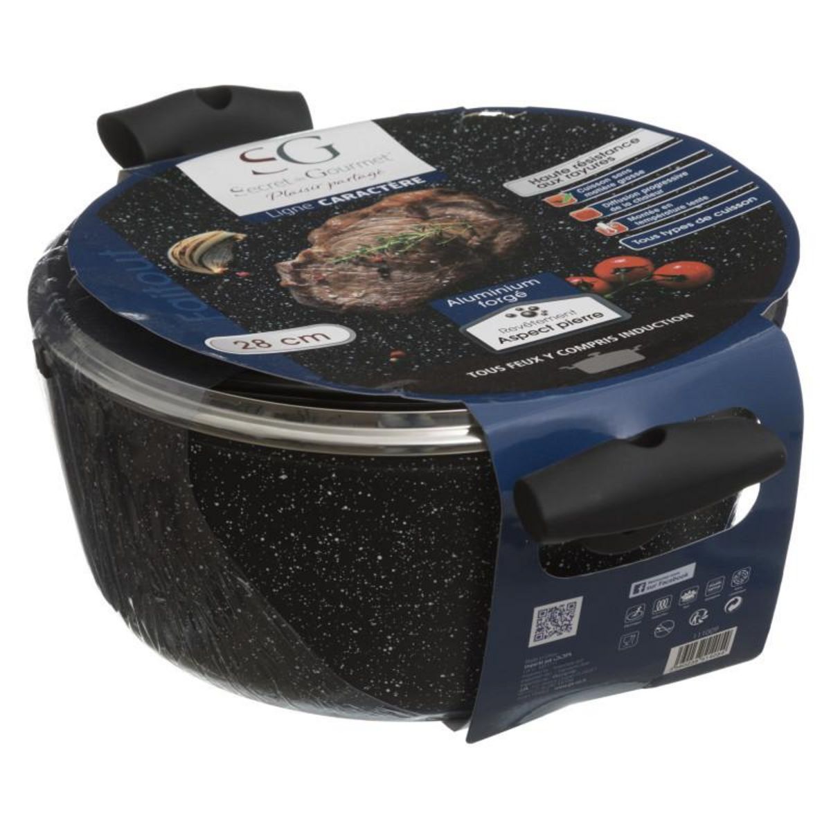 SECRET DE GOURMET Faitout en Alu forgé  Caractère  Secret de gourmet