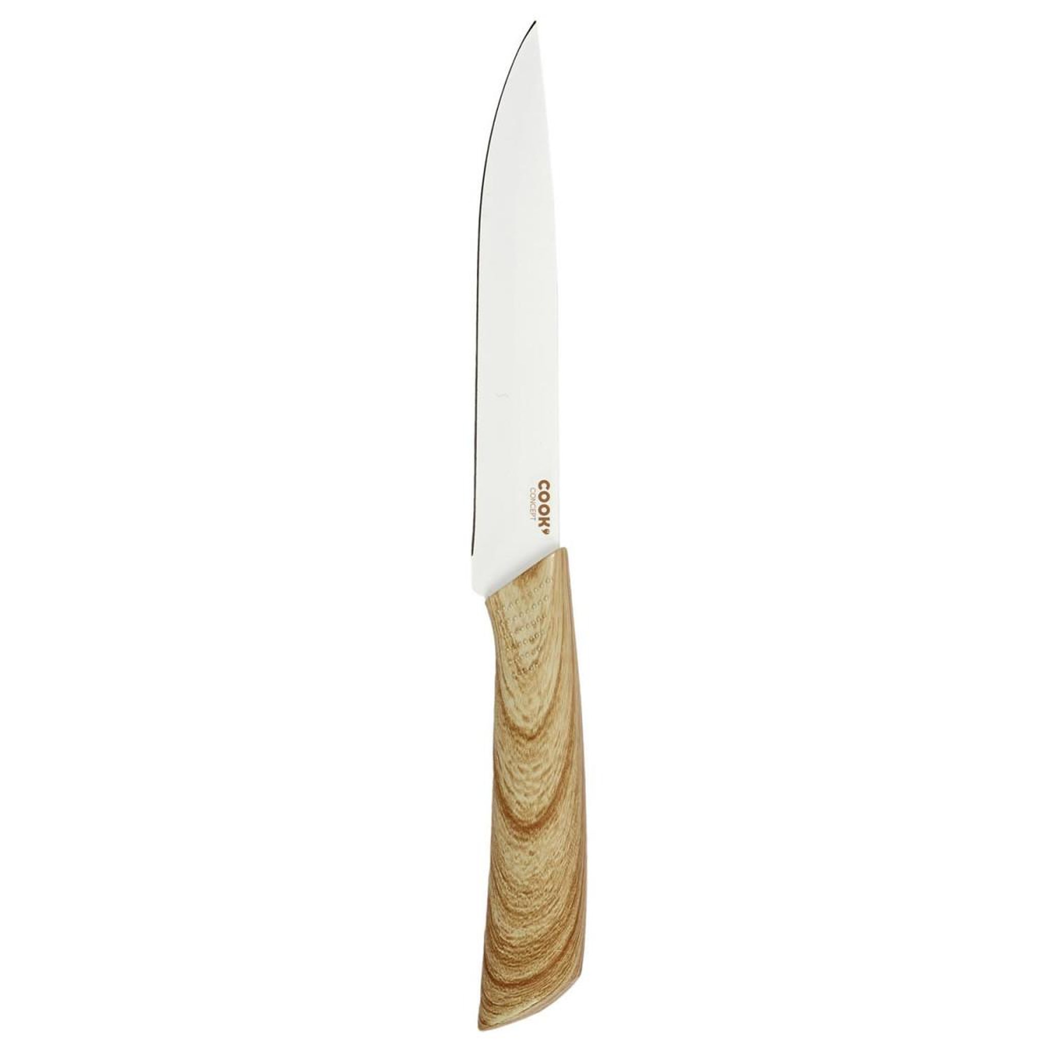 COOK CONCEPT Couteau Office  Anti-Adhésif  23cm Naturel